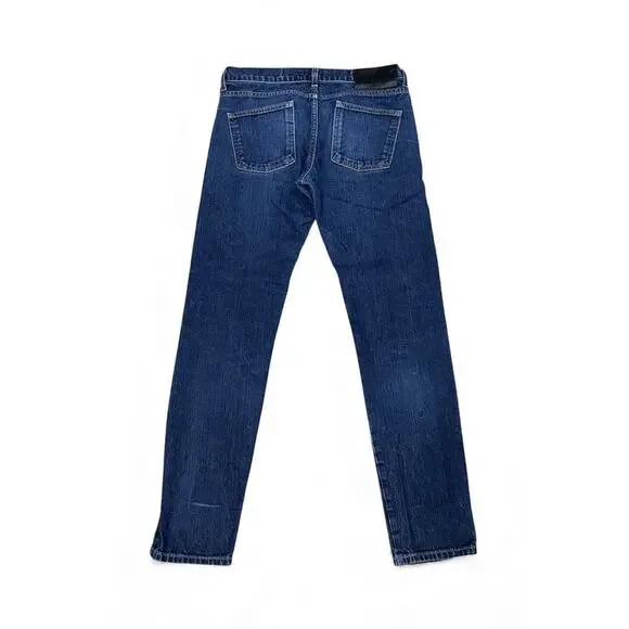 Naked & Famous Jeans Men’s Size 34x32 Blue Selvedge Denim Slim Straight - Picture 2 of 12